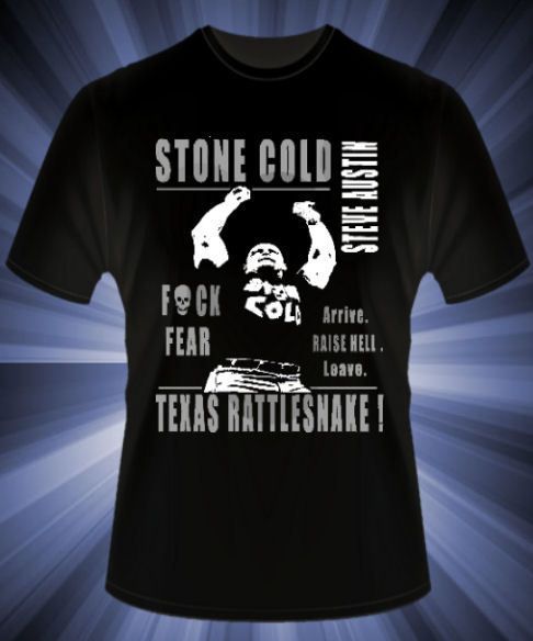 Stone Cold Steve Austin Wrestling T Shirt WWE  