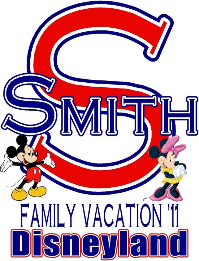 MICKEY & MINNIE DISNEY FAMILY VACATION DESIGN DECAL NEW  