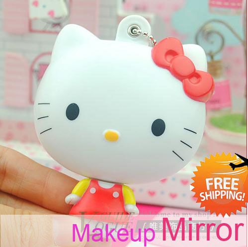 hello kitty makeup mirror hello kitty doll mirror FREE SHIP  