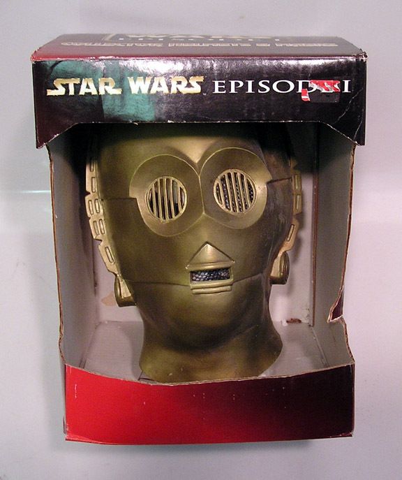 Star Wars C 3PO Droid Deluxe Helmet/Mask  Rubies Boxed (SWMASK09 