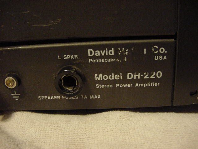 Hafler DH 220 Stereo 2 Channel Power Amplifier  