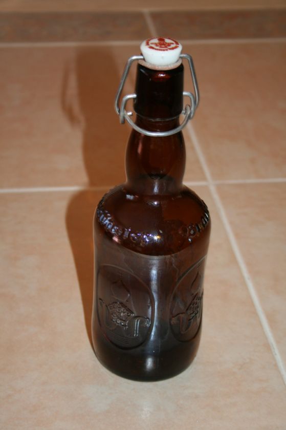 Vintage Ultenmunster Brauer Bier Amber Bottle 0.5L  