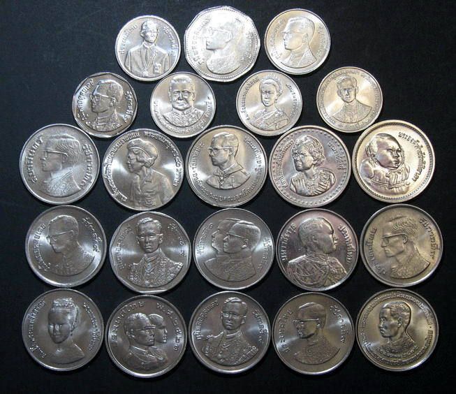 Thailand 5 Baht Completed Set 23 coins +UPDATED  