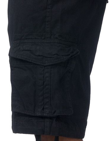 ESSENTIALS ENZYME WASHED CARGO SHORT  