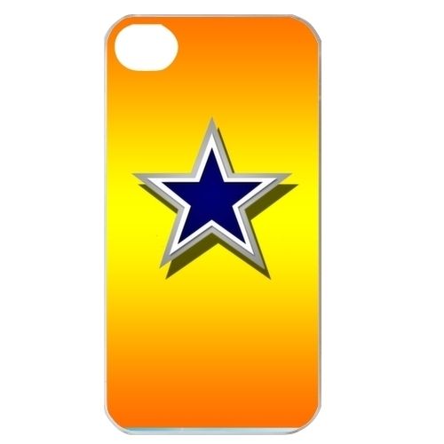 NEW Dallas Cowboys Star Logo iPhone 4 or 4S Hard Plastic Case Cover 