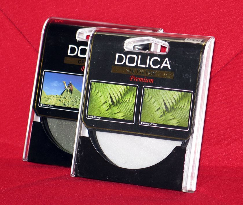 Dolica CF K77 77mm UV & Circular Polarizer Filter Kit 0689076155274 