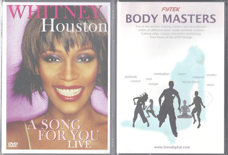  Houston A Song for You Live (DVD) & Fytek Body Masters   2 DVDs