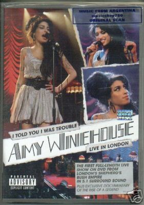 AMY WINEHOUSE, I TOLD YOU I WAS TROUBLE   LIVE IN LONDON. IN ENGLISH 