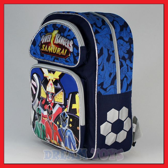 14 Power Rangers Samurai Sentai Backpack Bag Medium  