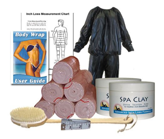 This kit is designed for partial body wraps using the 6 wraps included 